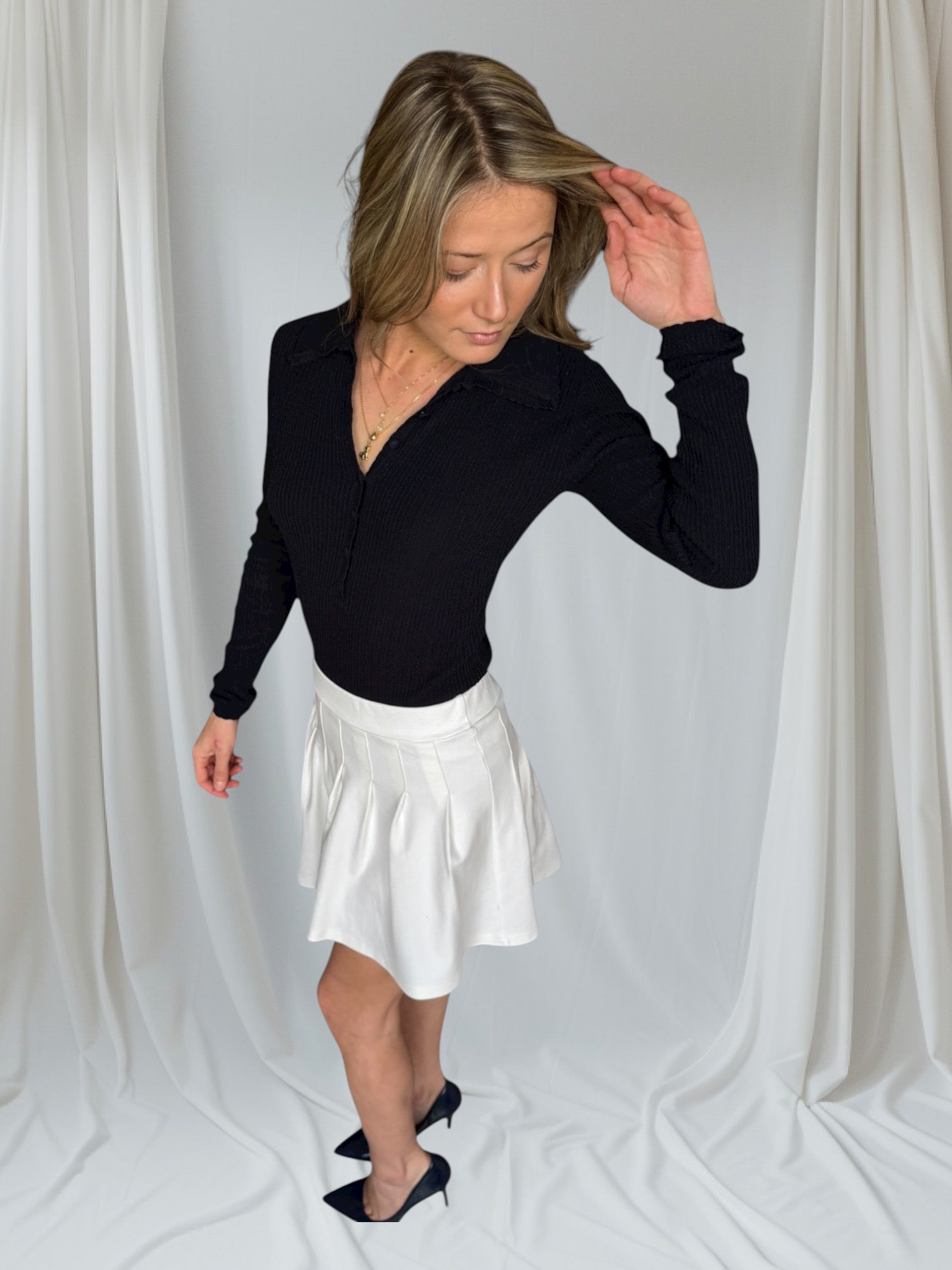 Pull Nathæl Bleu Marine - miniature 11