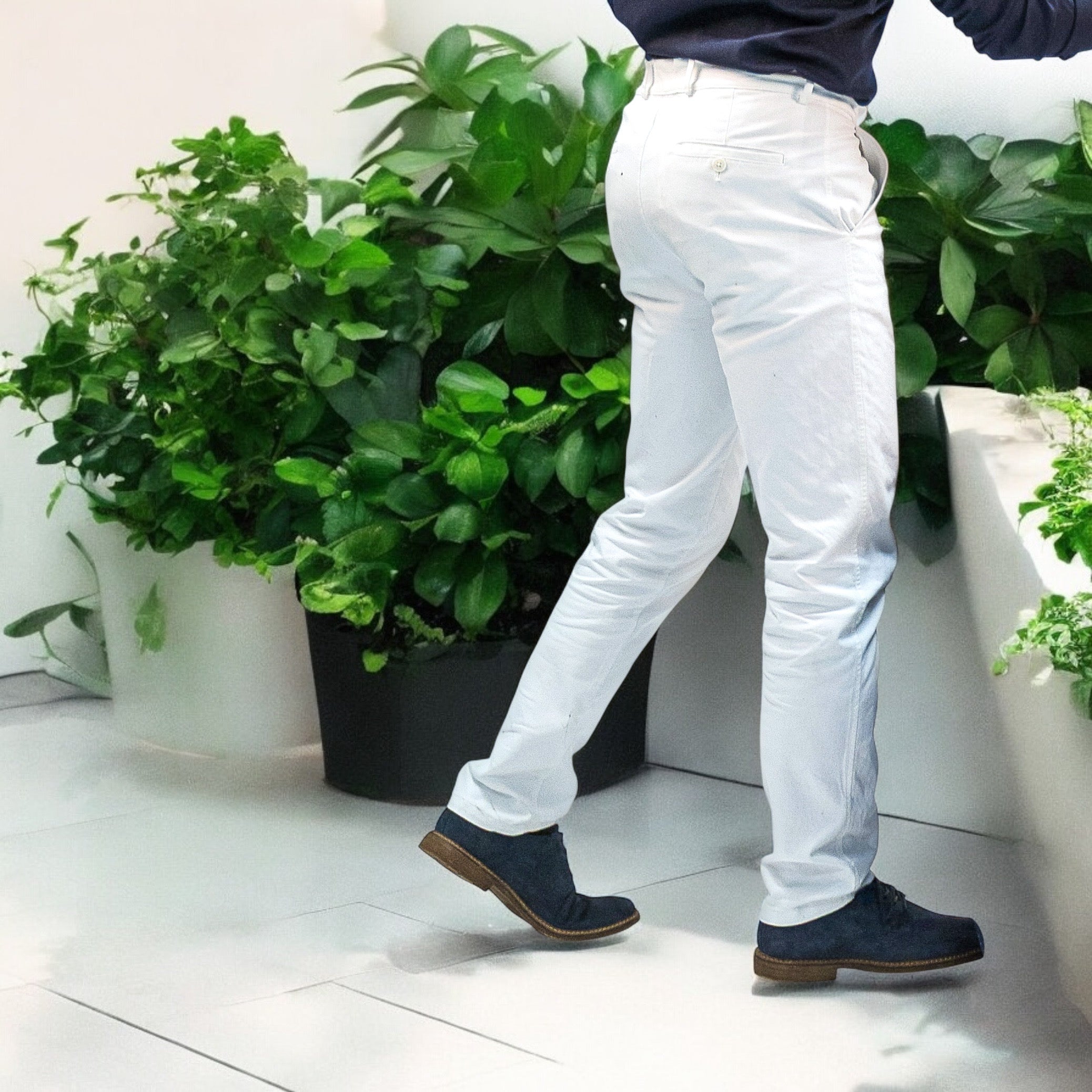 Chino Stretch Blanc - miniature 2
