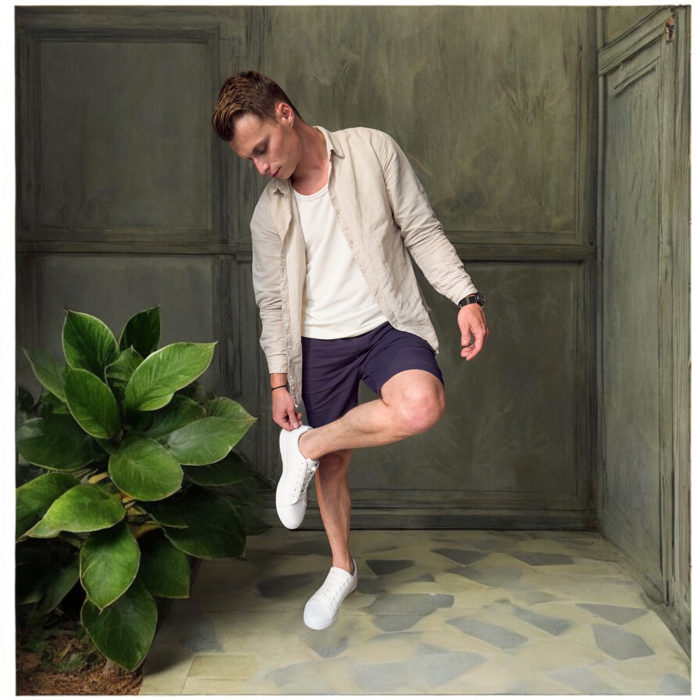 Bermuda en lin - miniature 10