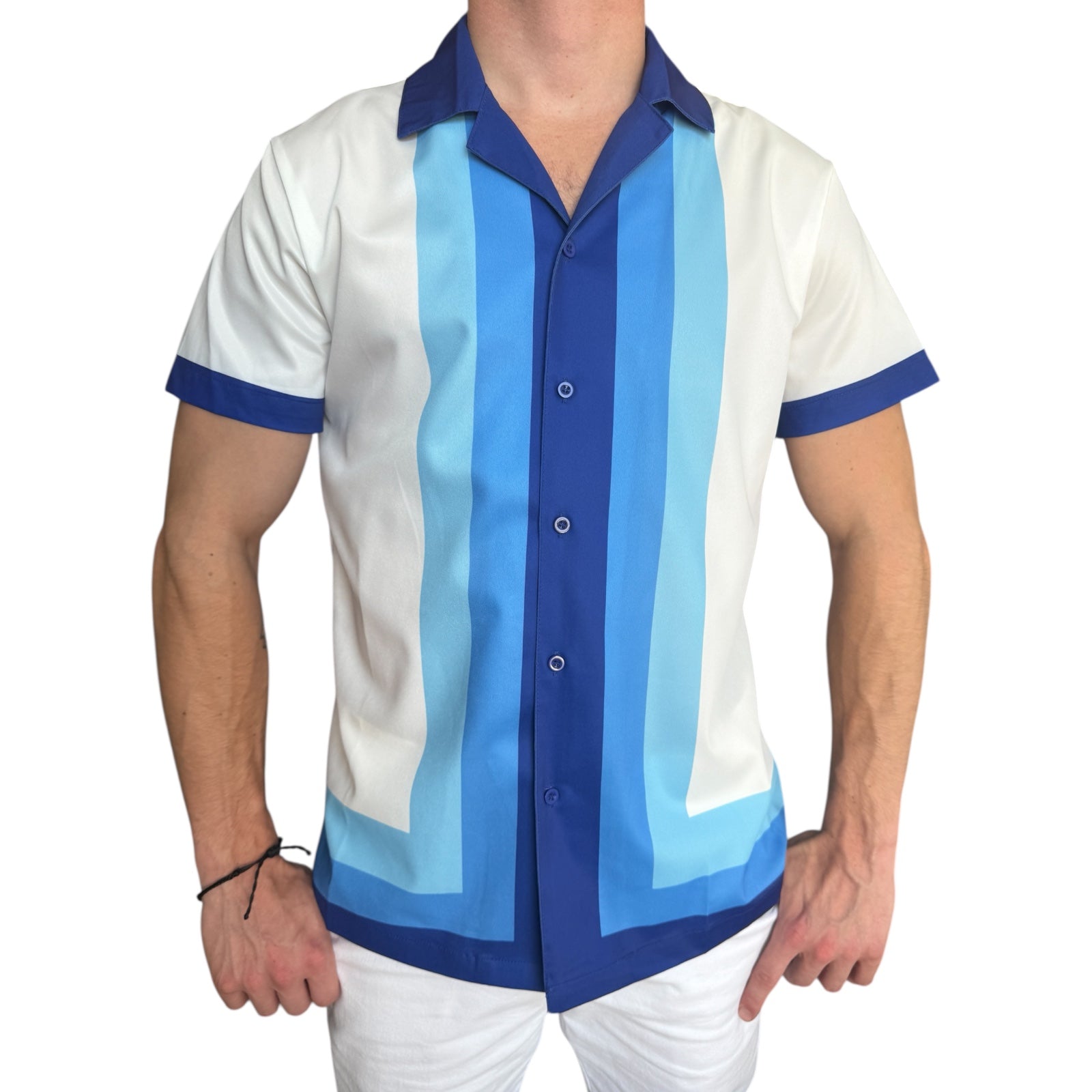 Chemise manche courte dégradé - miniature 4