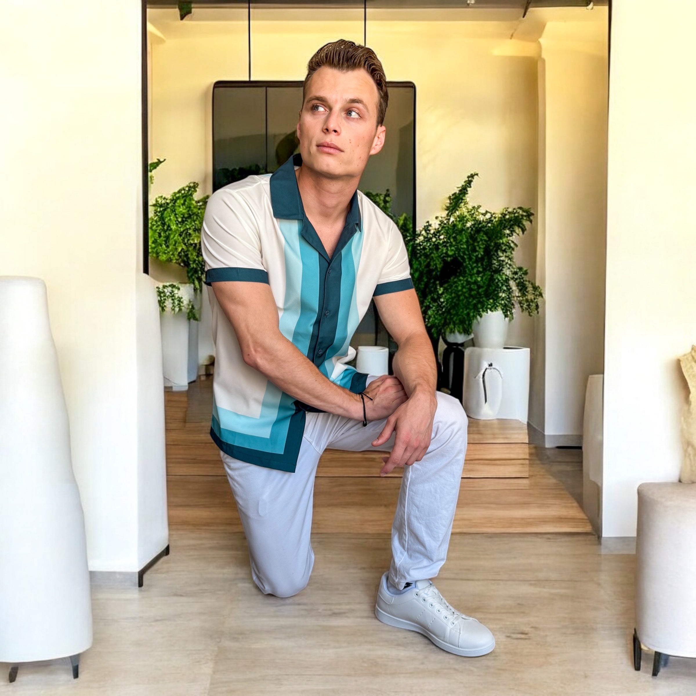 Chemise manche courte dégradé - miniature 6