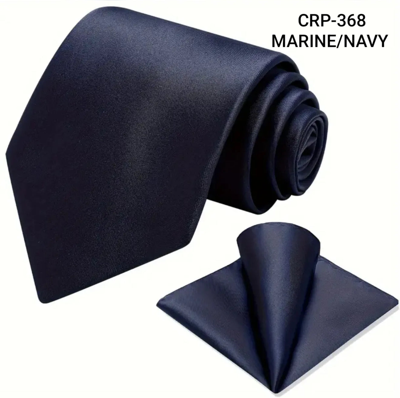 Cravate Bleu Marine - miniature 2