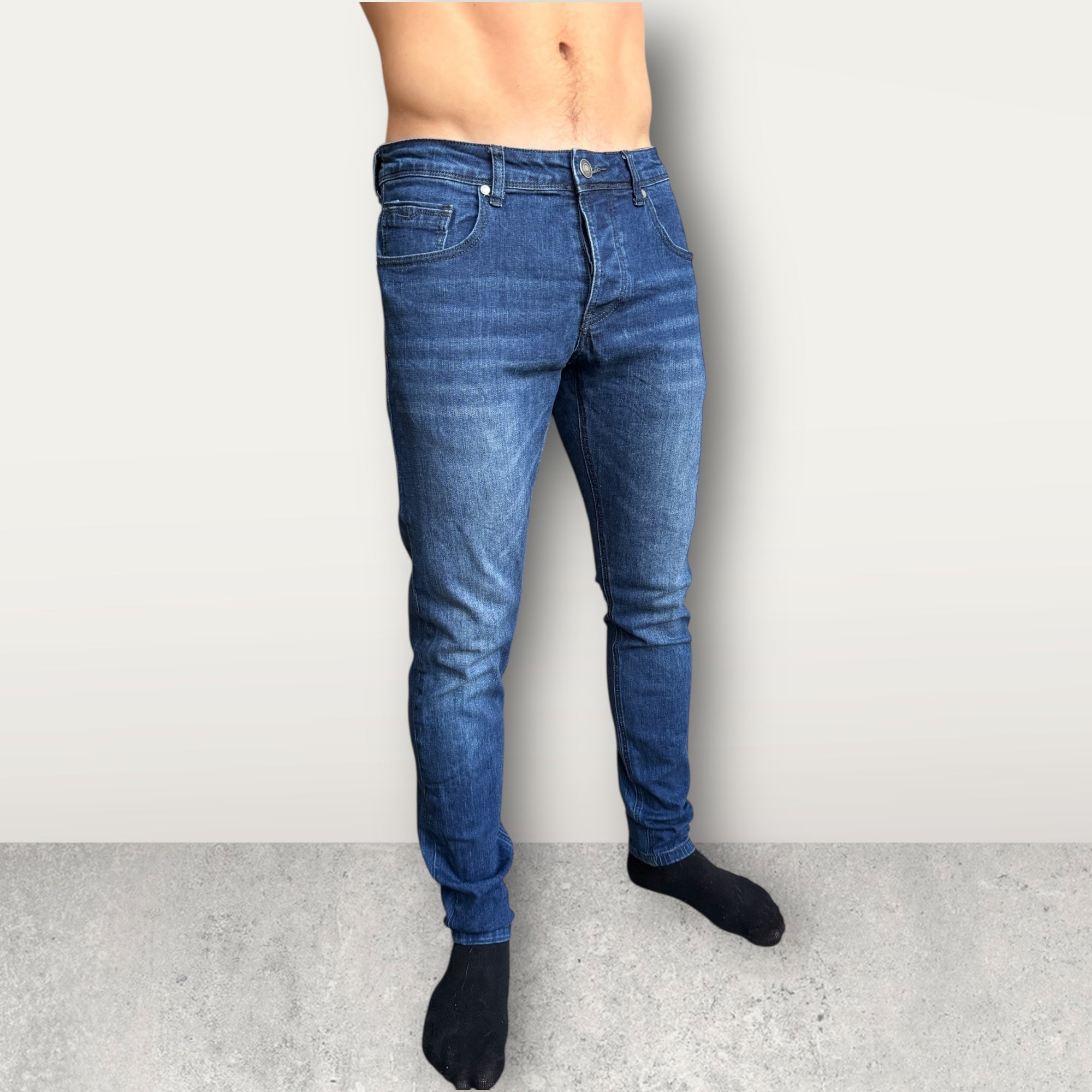 Jean Slim Bleu Foncé - miniature 2