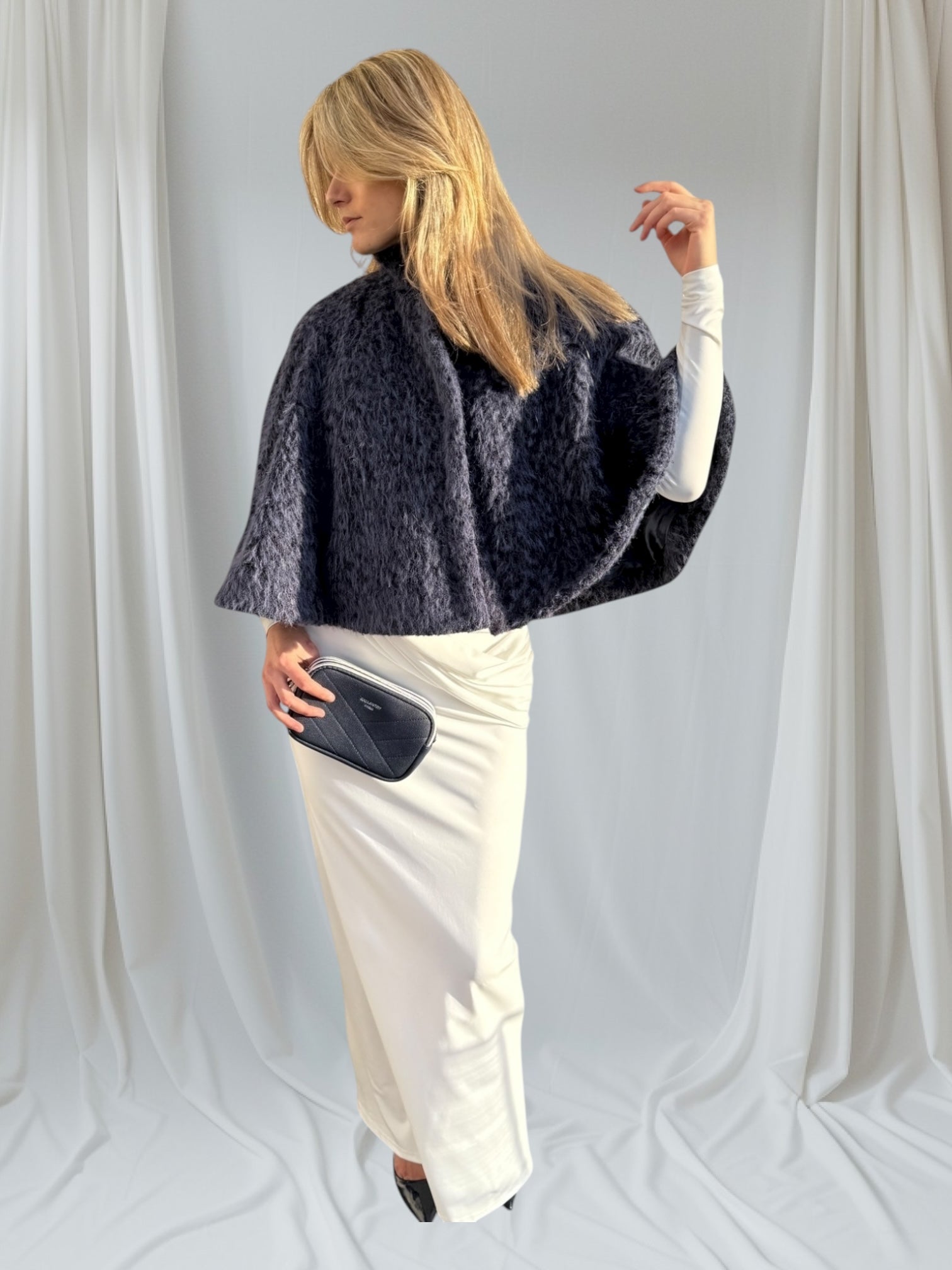 Poncho Femme – Indigo - miniature 7