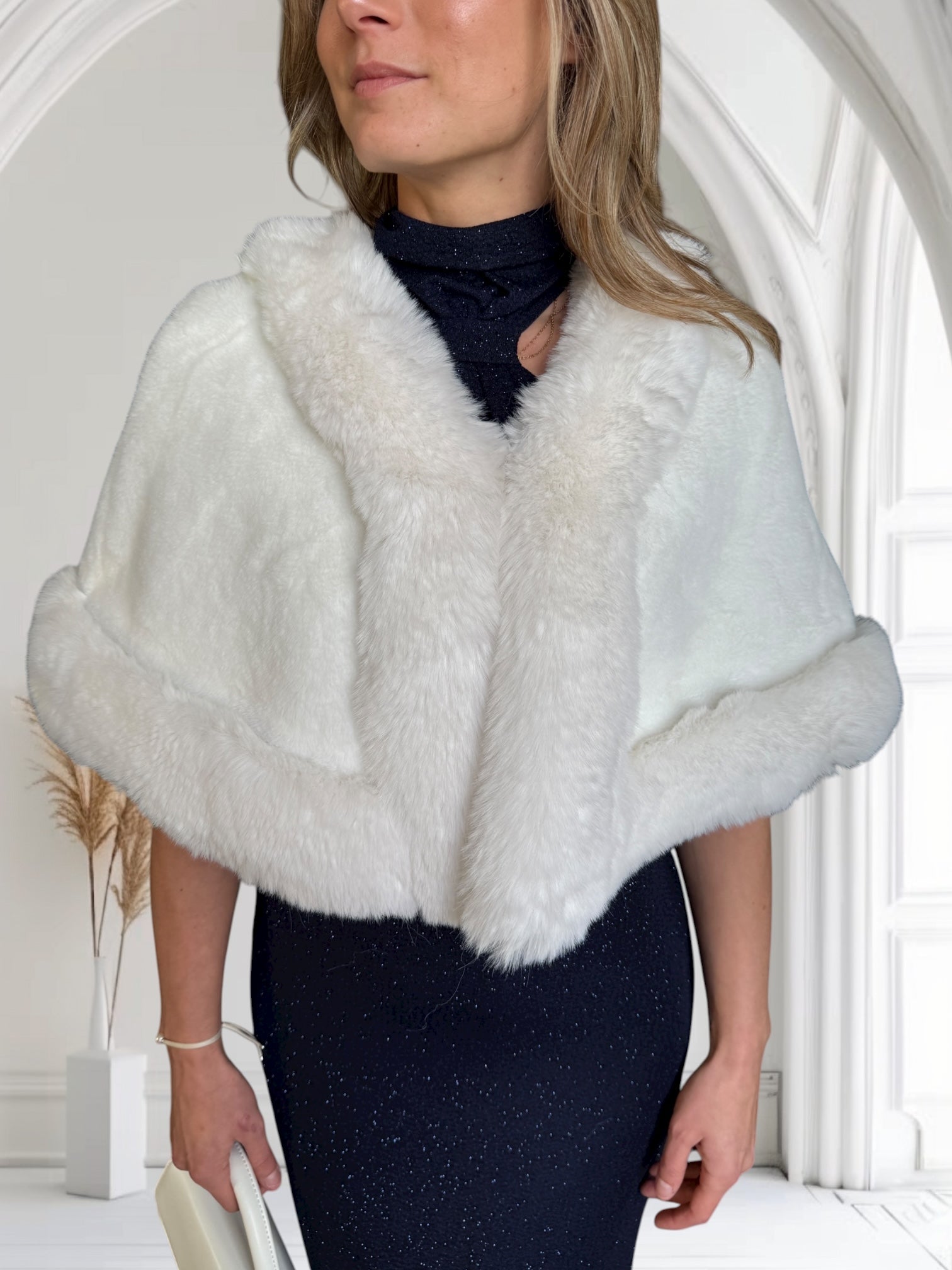 Boléro Poncho Blanc - miniature 5