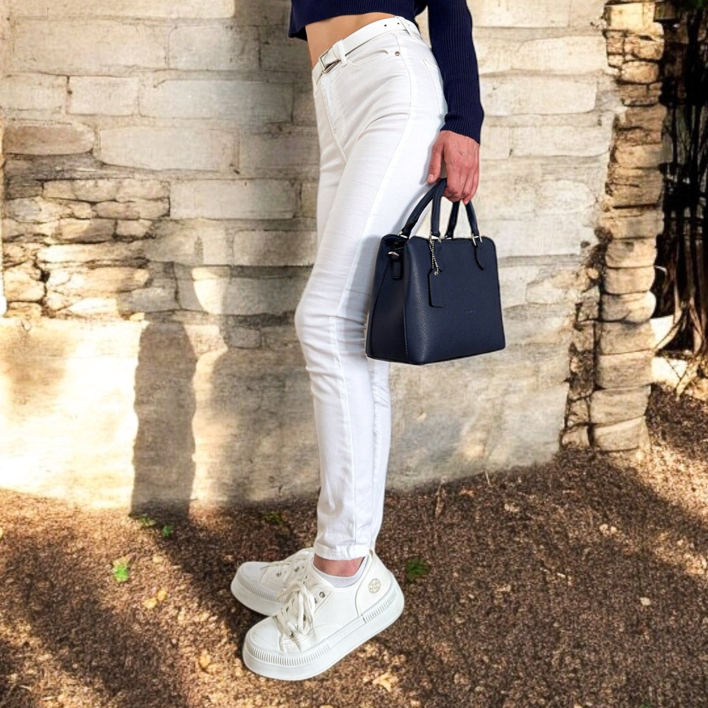 Jean Skinny Blanc - miniature 3