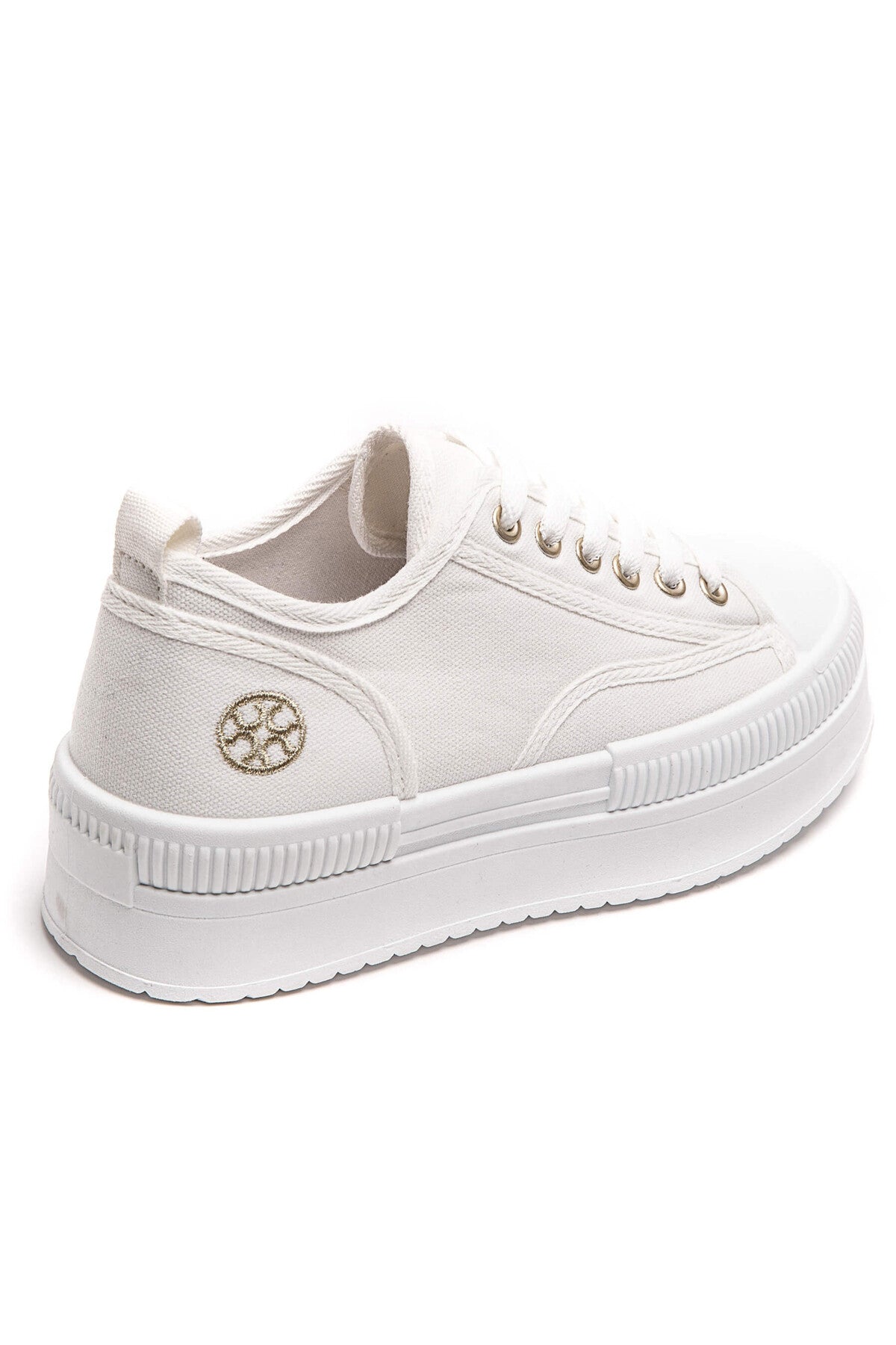 Baskets en Toile – Blanc - miniature 4