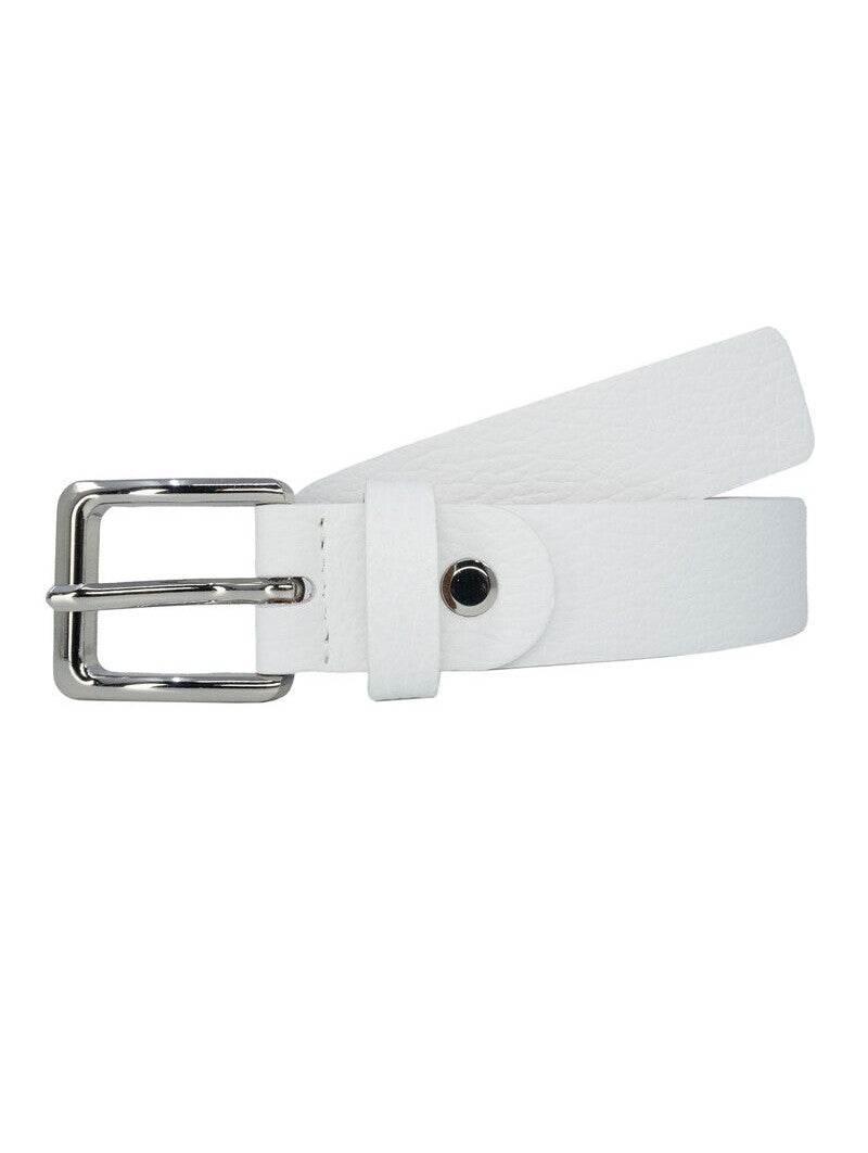 Ceinture en Cuir de Vachette – Blanc - miniature 3