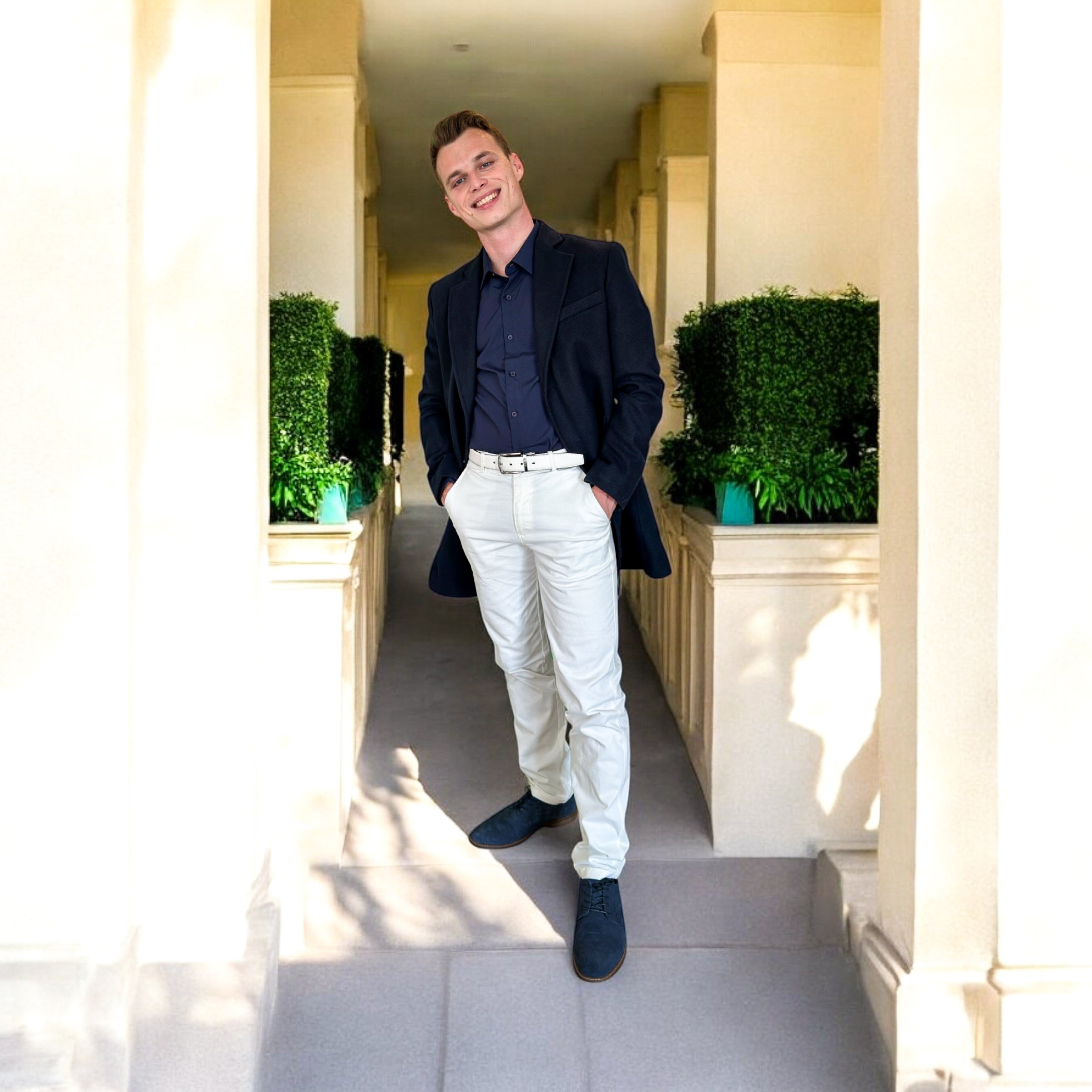 Chino Stretch Blanc - miniature 4