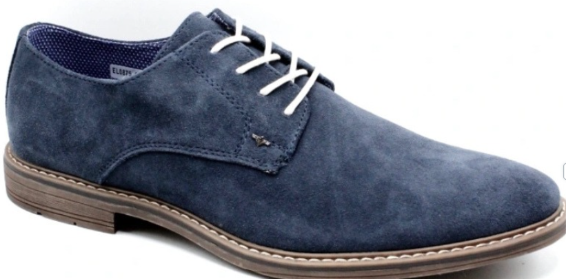 Chaussure Bleu tige Cuir - miniature 4