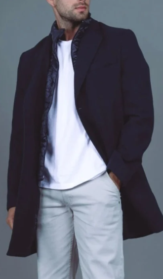 Manteau Bleu Marine - miniature 4