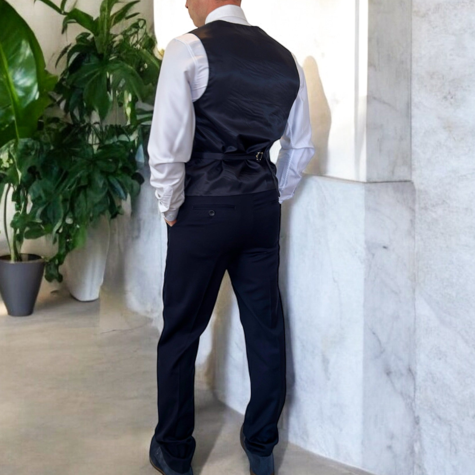 Costume 3 Pièces Bleu Marine - miniature 4