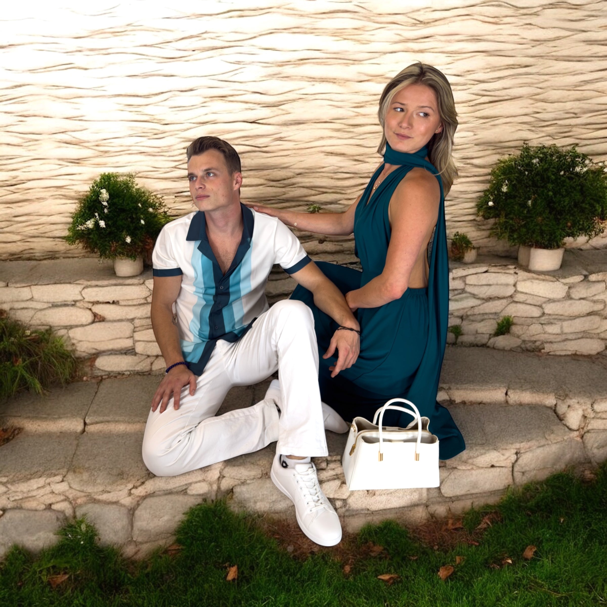 Le Couple Infinity Bleu Canard - miniature 3