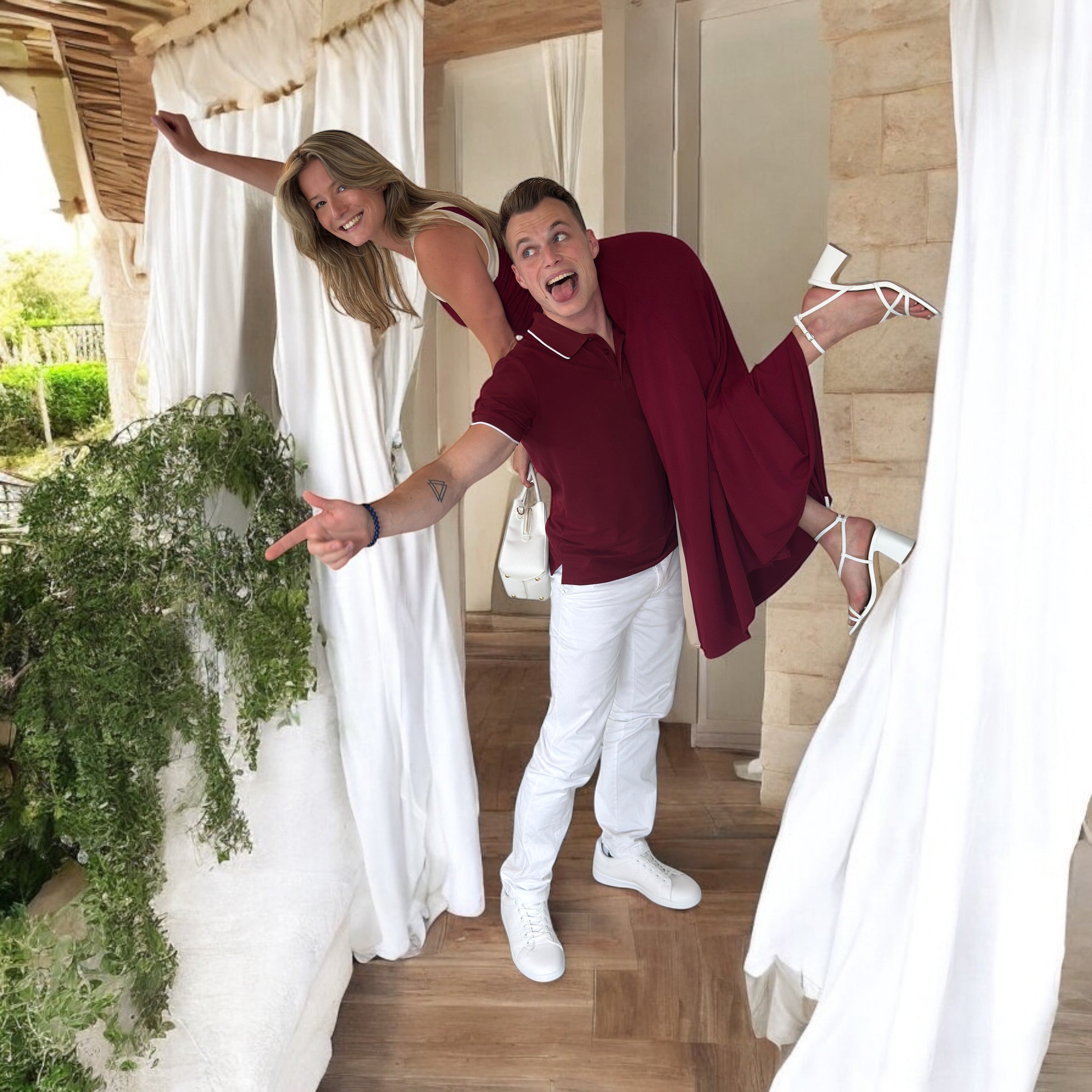 Le Couple Bordeaux & Blanc