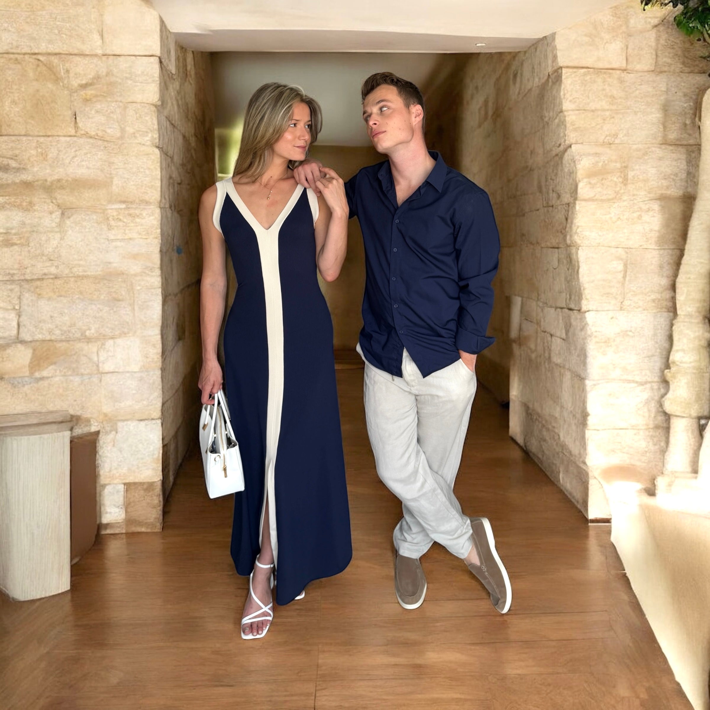 Le Couple Été Contraste Marine - miniature 2