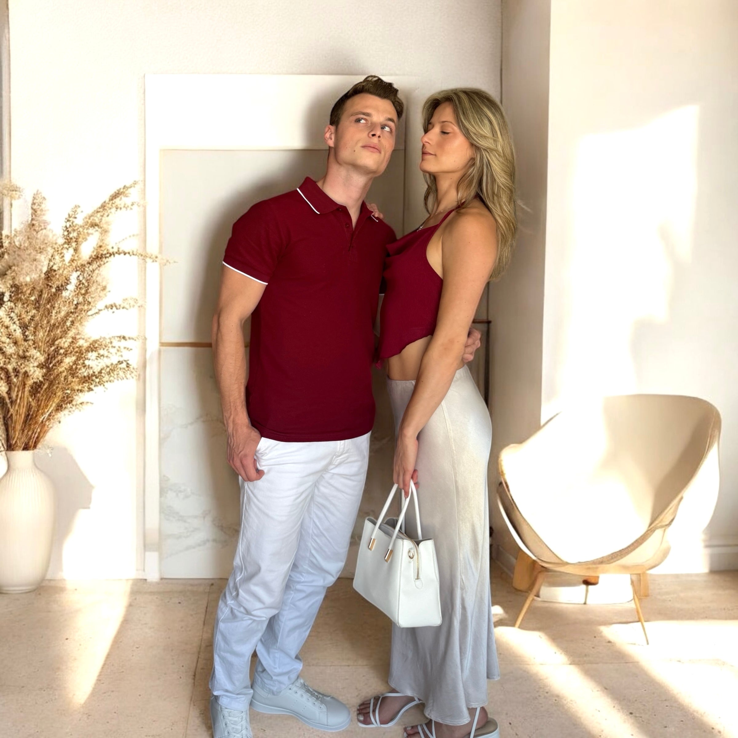 Le Couple Bordeaux & Beige - miniature 3