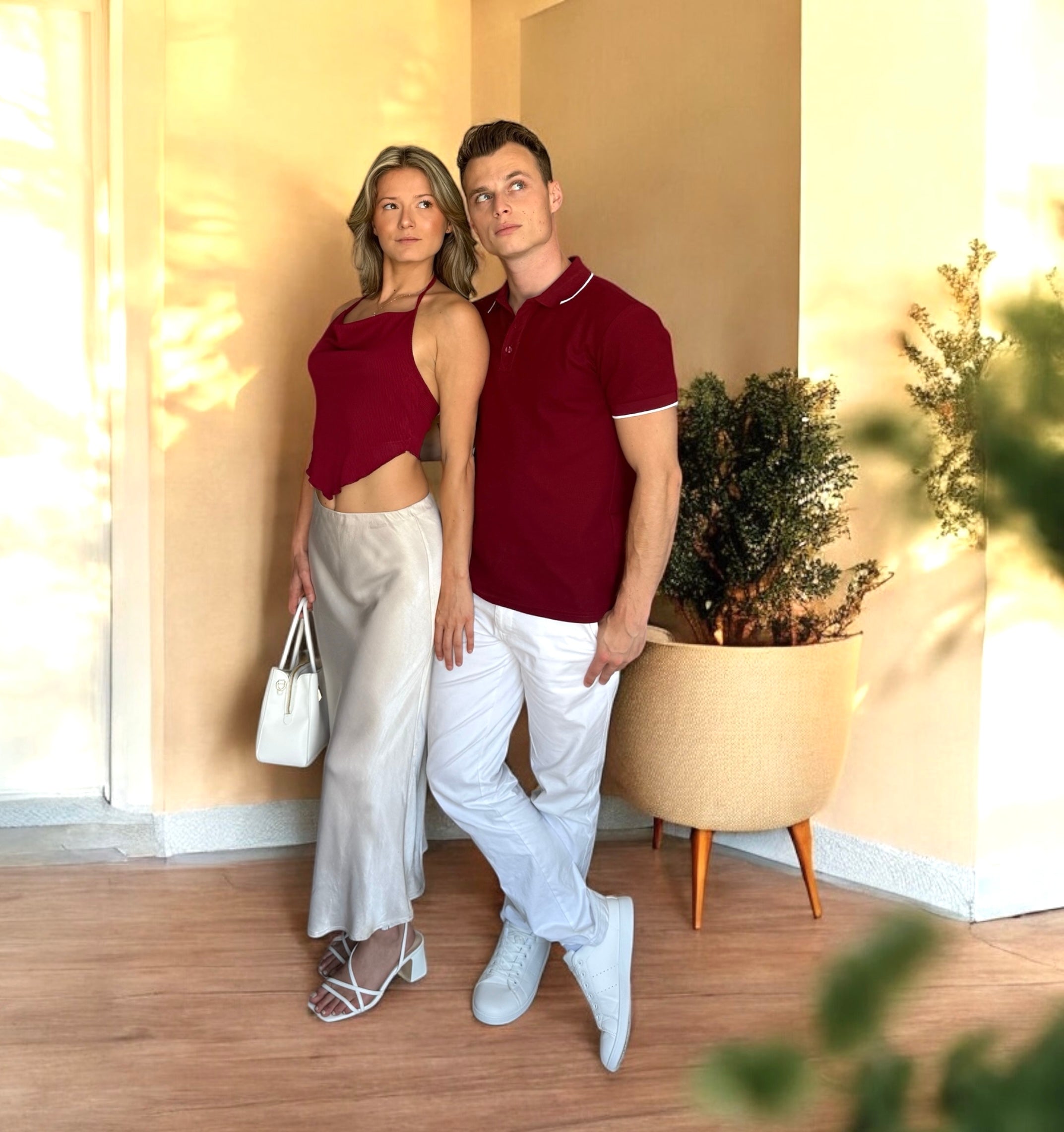 Le Couple Bordeaux & Beige - miniature 4