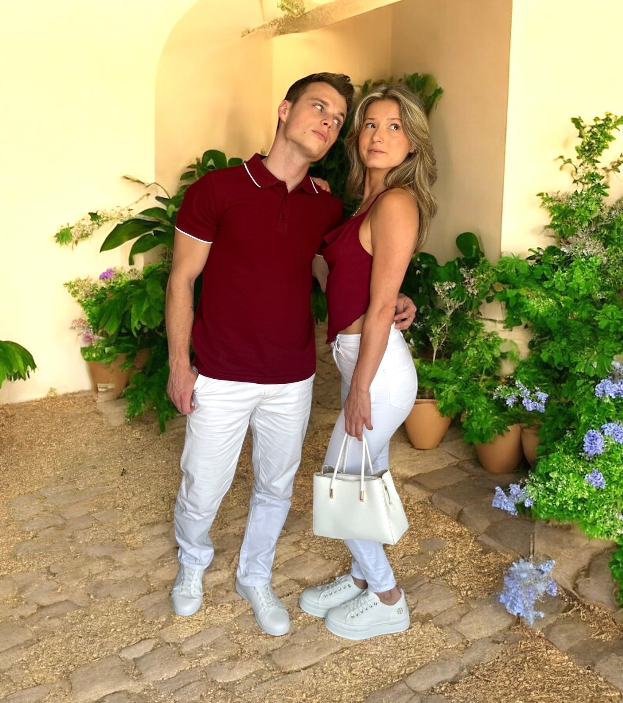 Le Couple Blanc & Bordeaux / noir - miniature 7