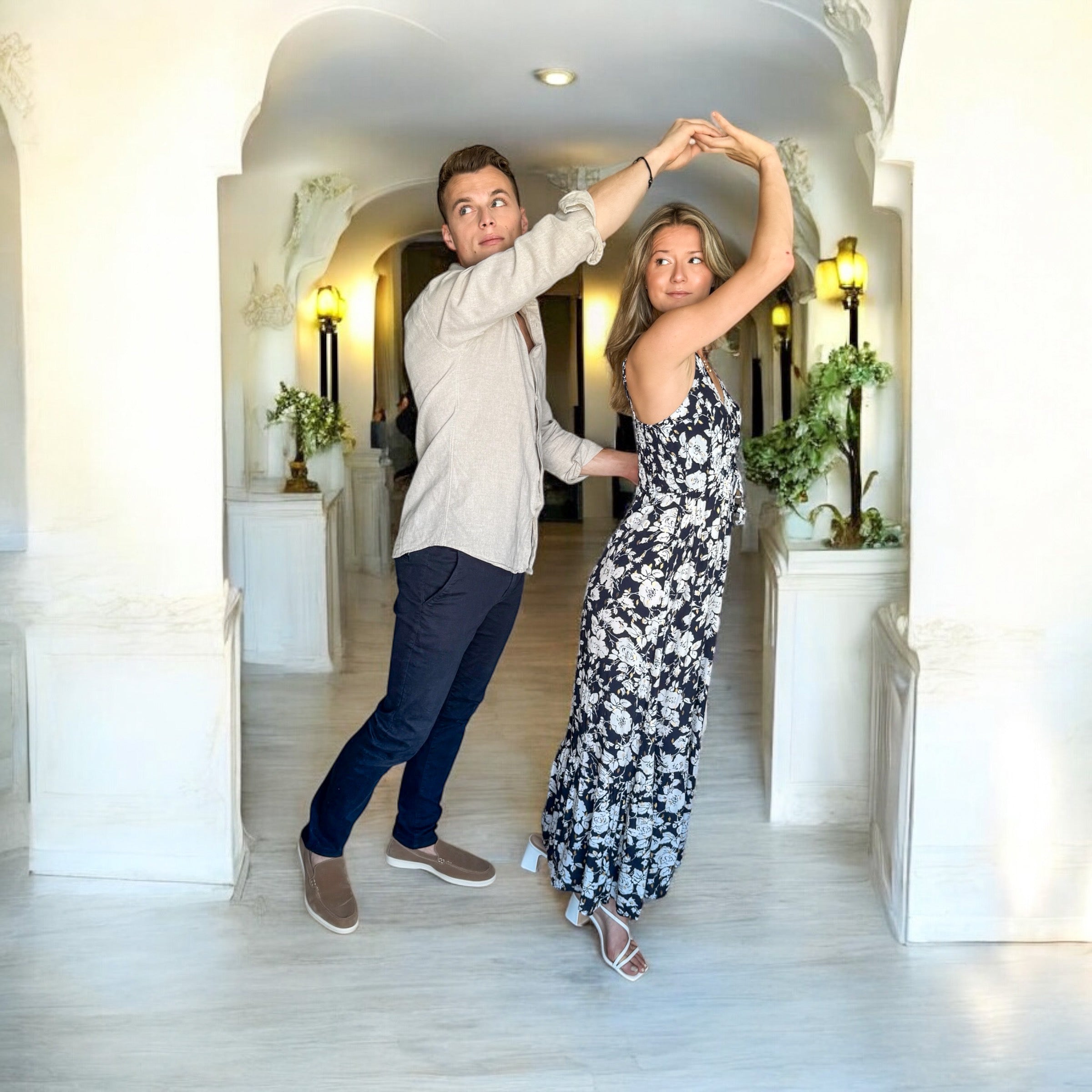 Le Couple Fleuri Bleu - miniature 6