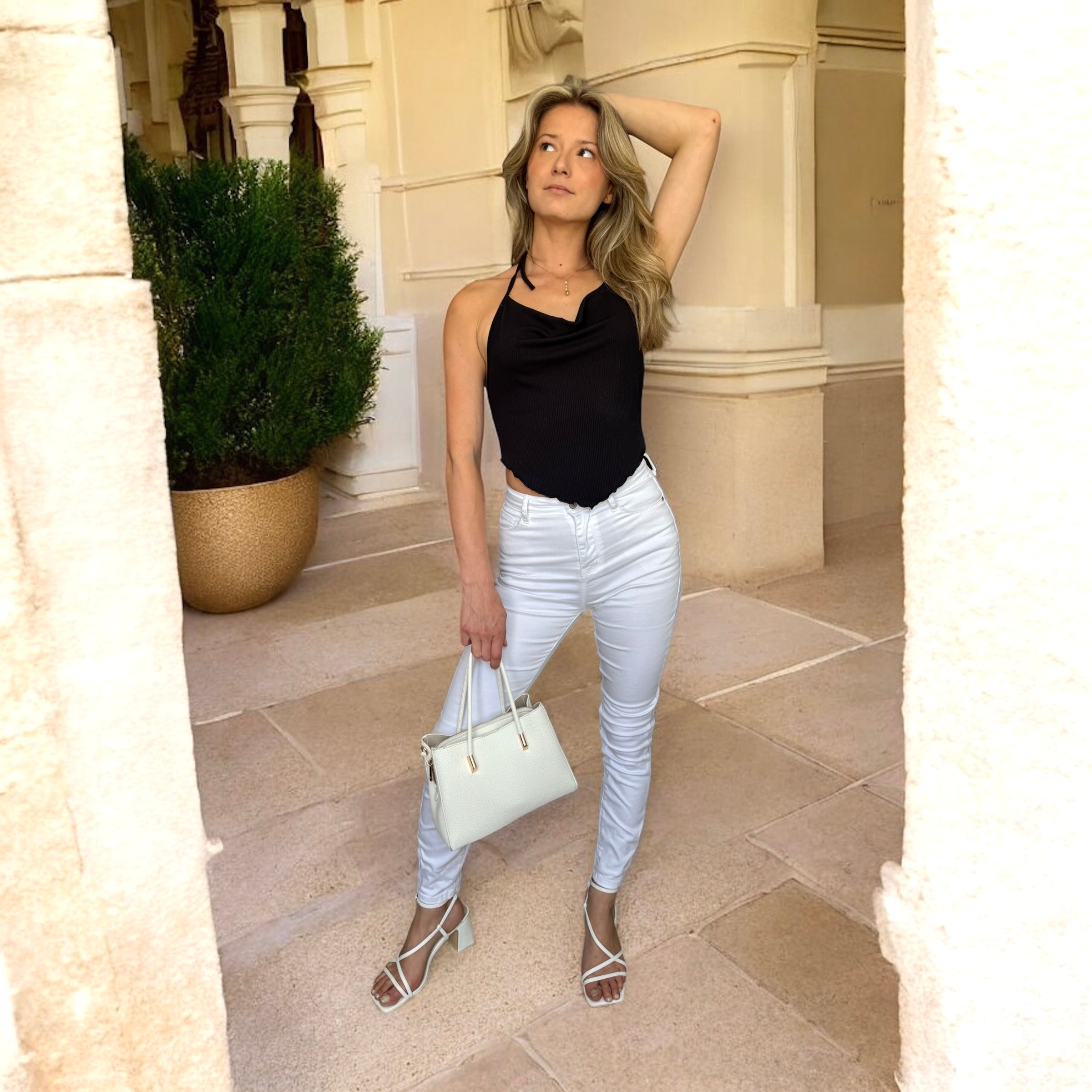 Jeans Skinny Blanc & Association - miniature 11