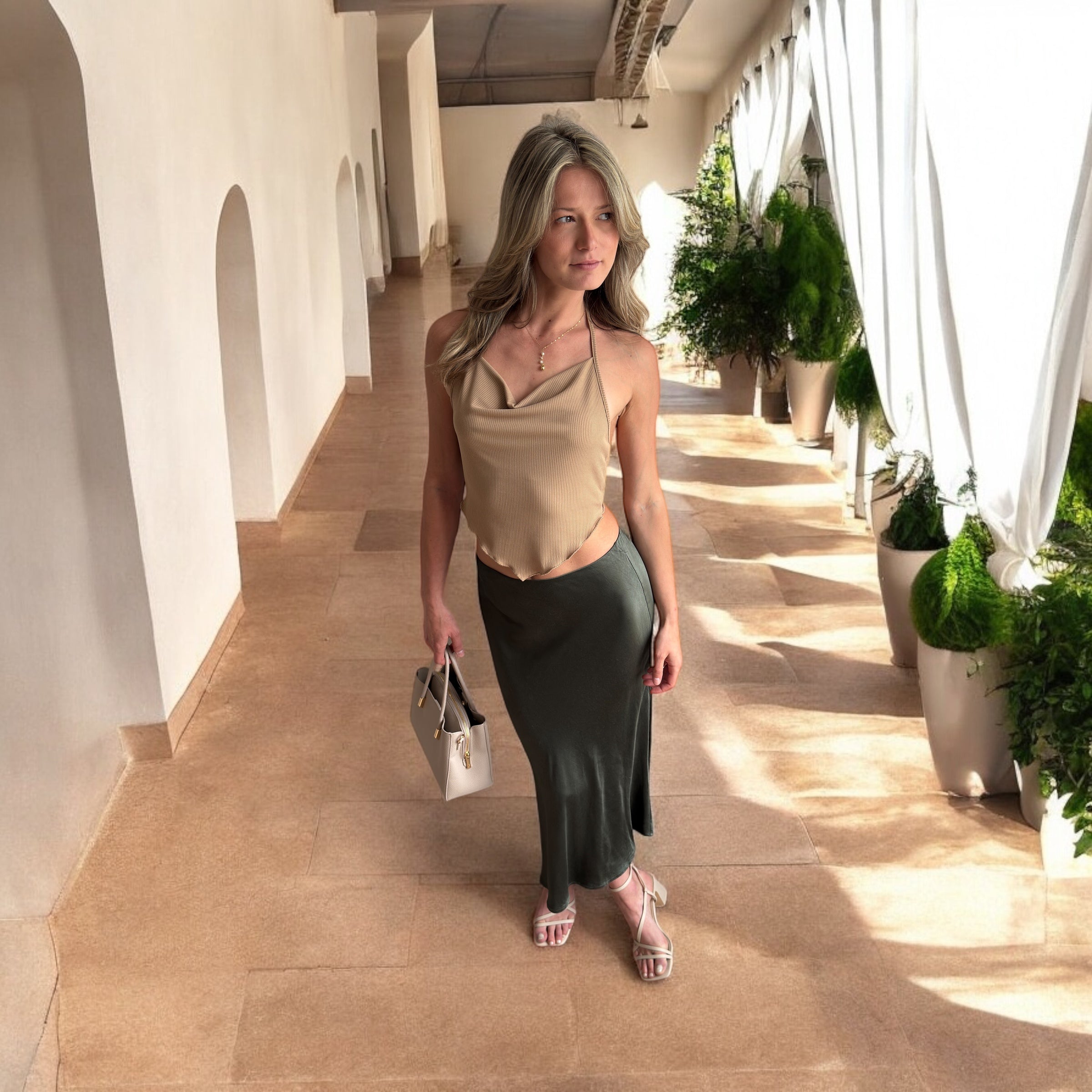 jupe kaki - miniature 3